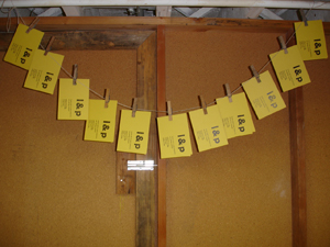 image: My save-the-dates hanging out to dry